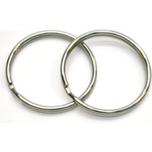 Pair Of Large 51mm Diameter Stainless Split Rings - HS CODE - 	7616999090	  C.O.O. - 	TW